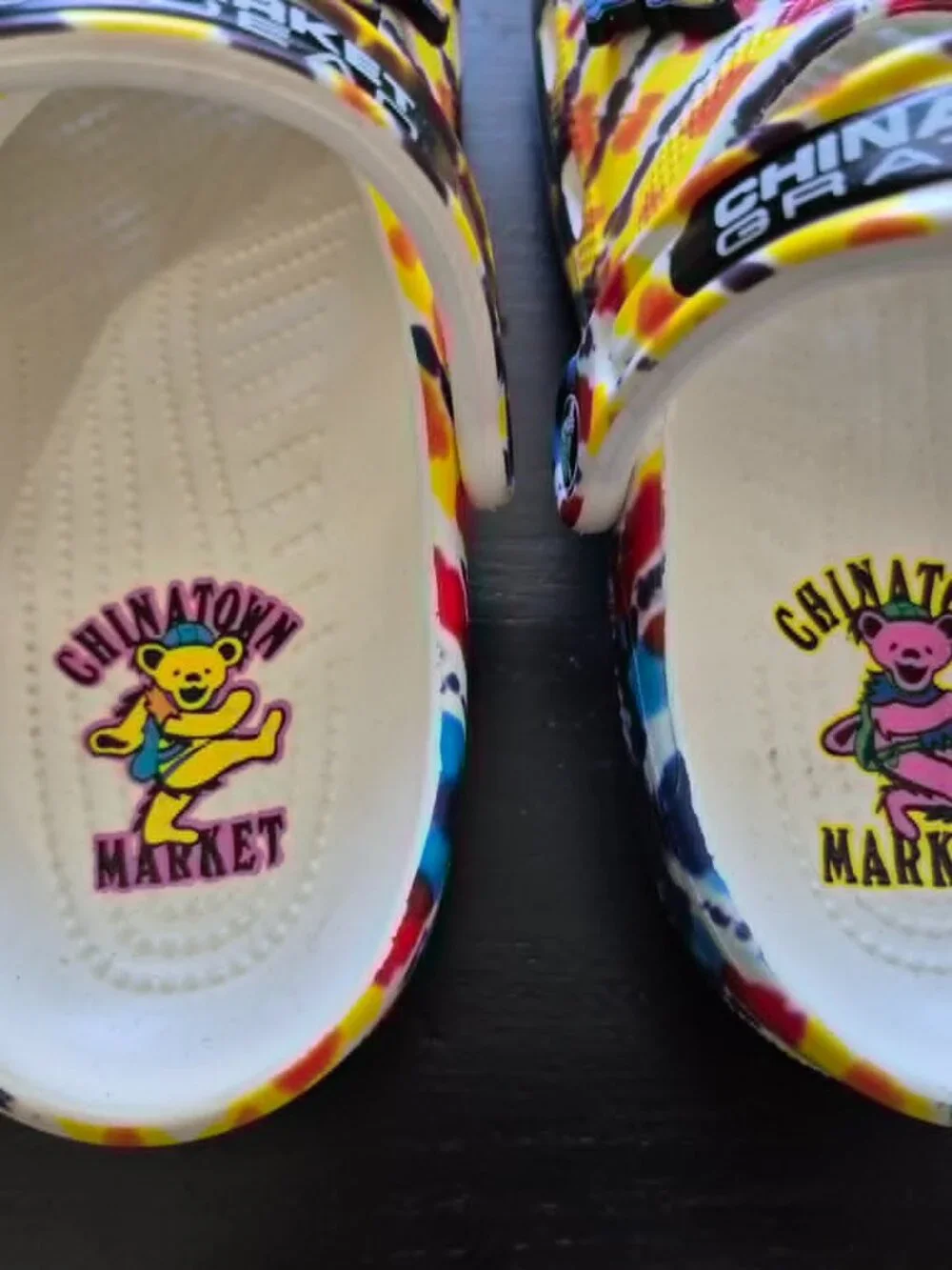 Chinatown Market Grateful Dead Crocs with Shoe Charms